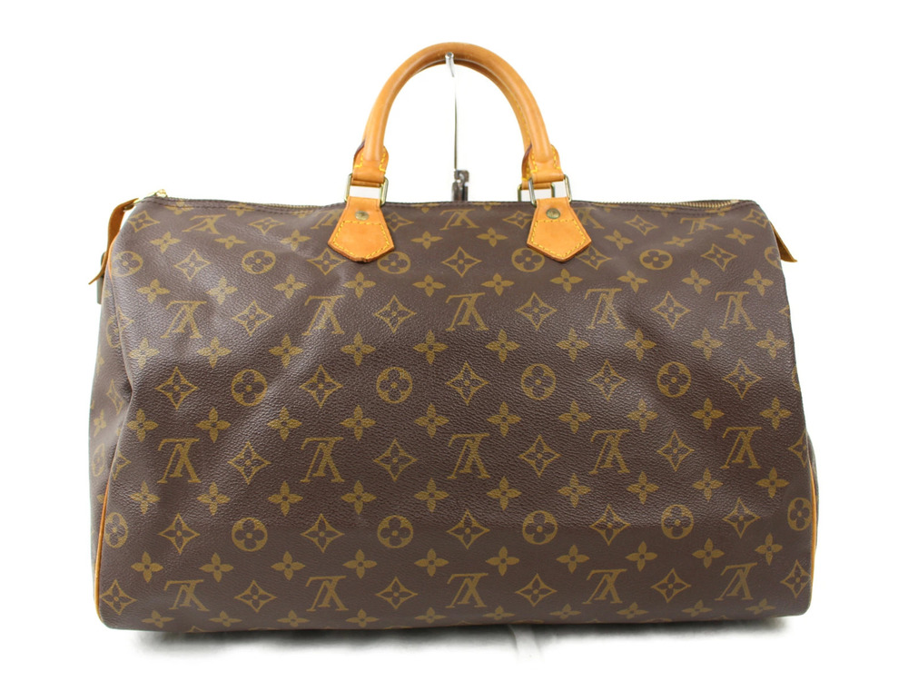 Louis Vuitton Handbag Boston Bag Canvas Speedy Monogram Brown
